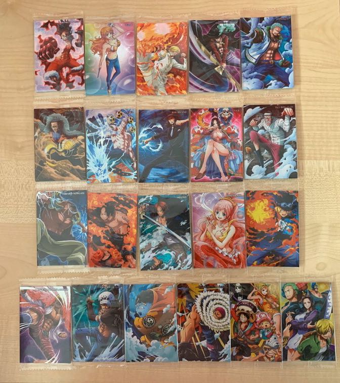 One Piece Stampede 20th Anniversary Bandai Wafer Collectible Cards