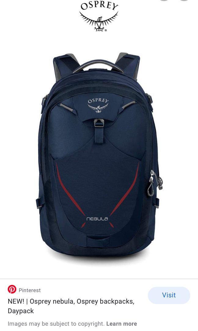 blue osprey backpack