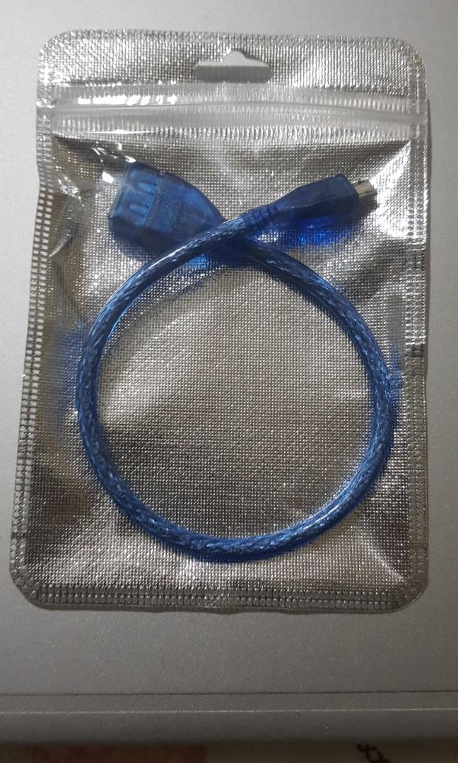OTG Cable (Category: Chargers & Cables) located in Kuala Lumpur. Submitted by webkraken_99 (Listing ID 1019017666, Image 1). Description: 30 cm OTG cable. Micro USB OTG connector (New) I have 2 units (Female USB to Micro USB).