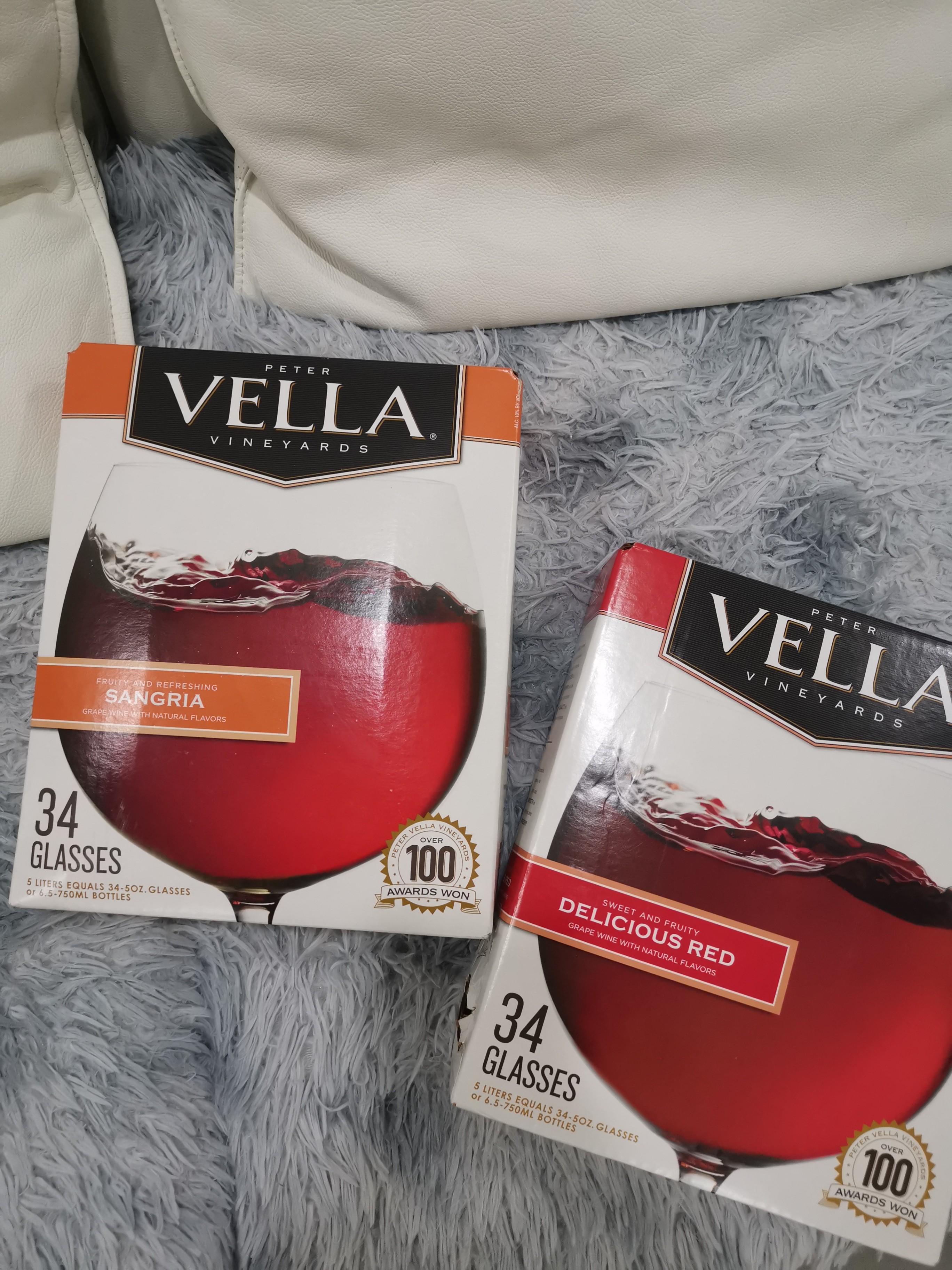 Peter Vella Wine 5L, Food & Drinks, Alcoholic Beverages on Carousell