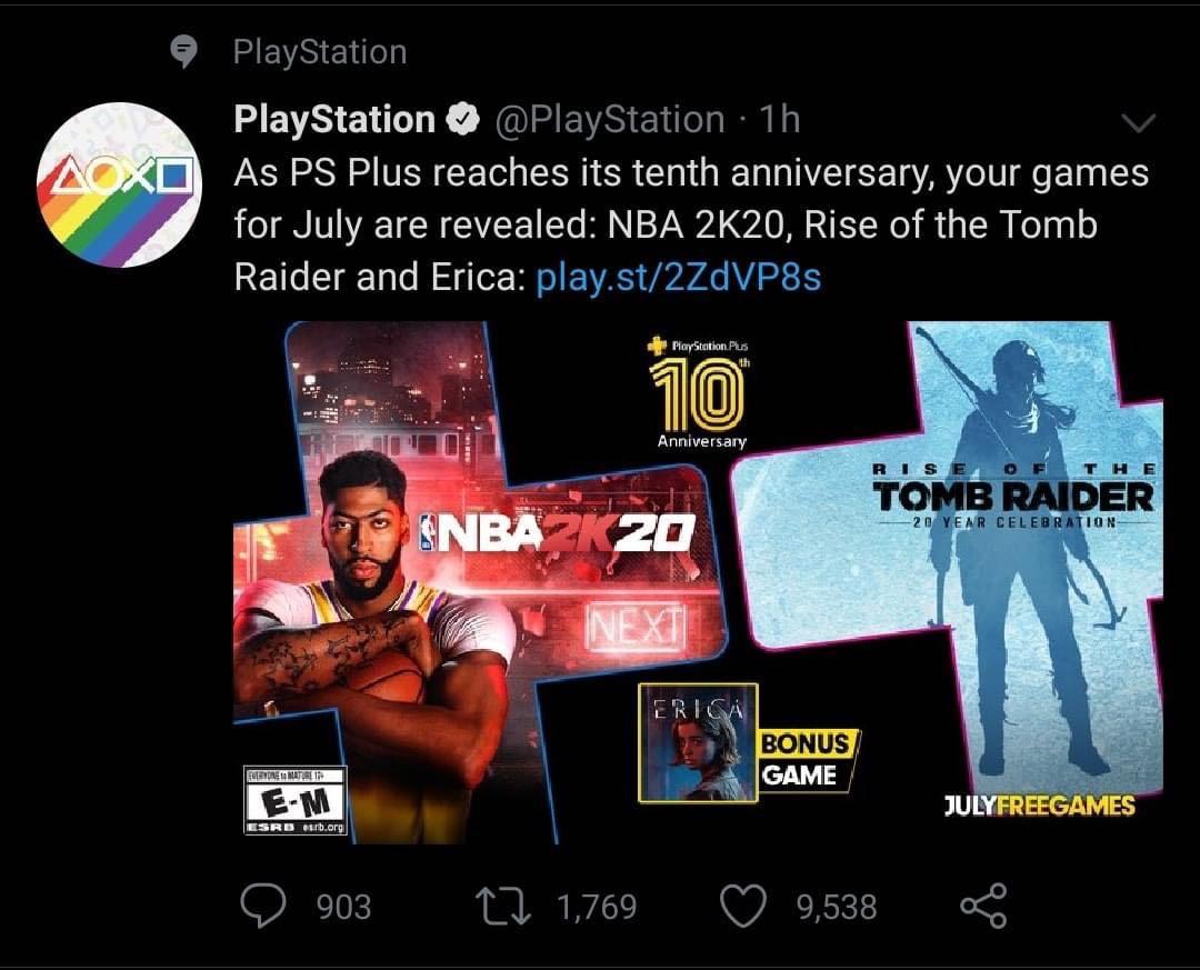Playstation plus shop july 2020