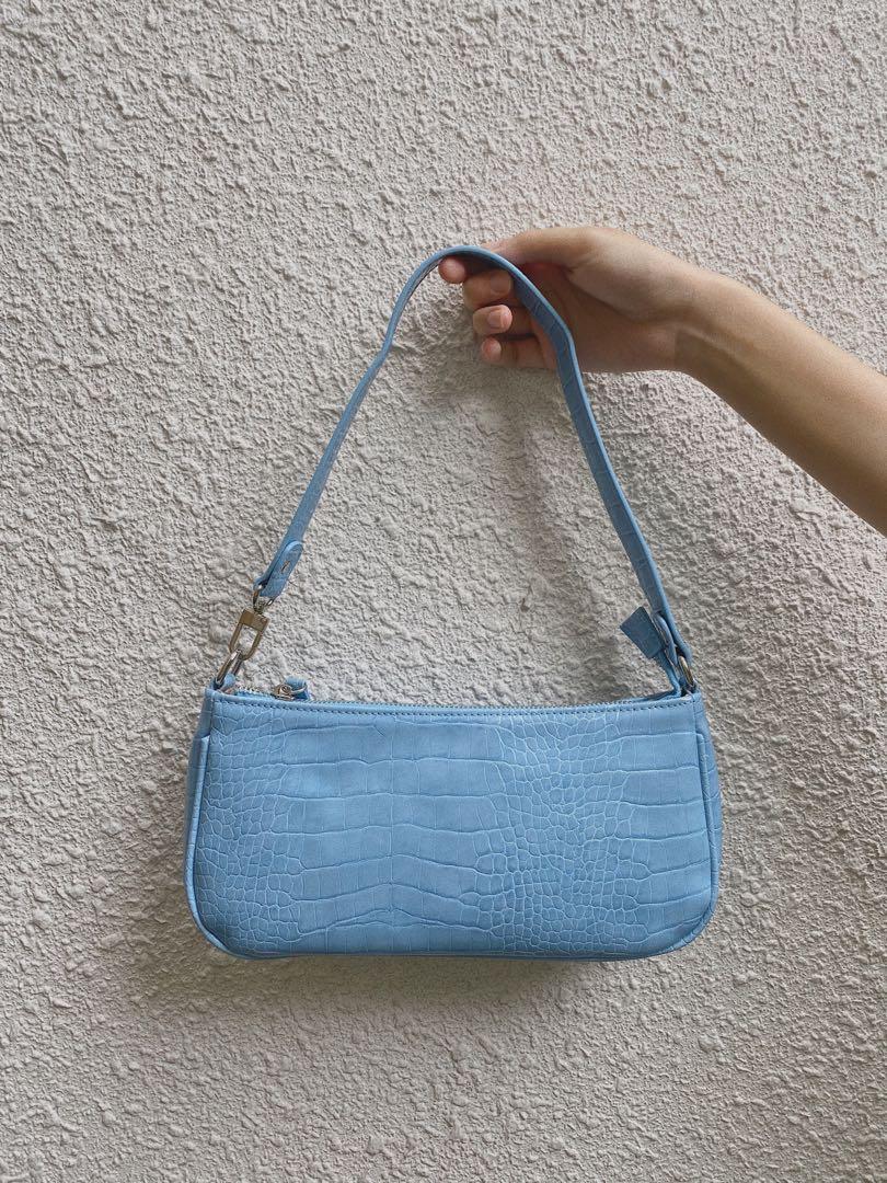 Light blue shop baguette bag