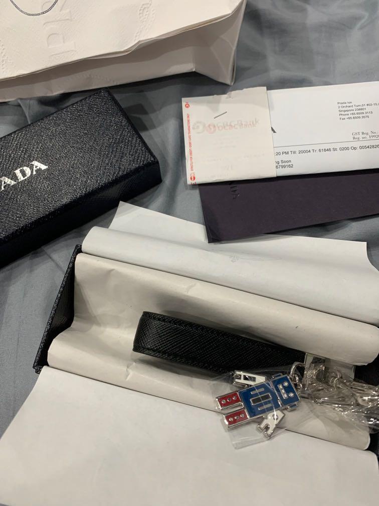 prada car key holder