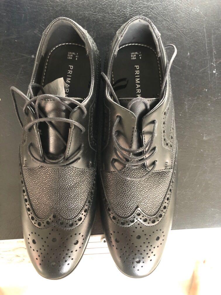 Mens black shoes primark hot sale