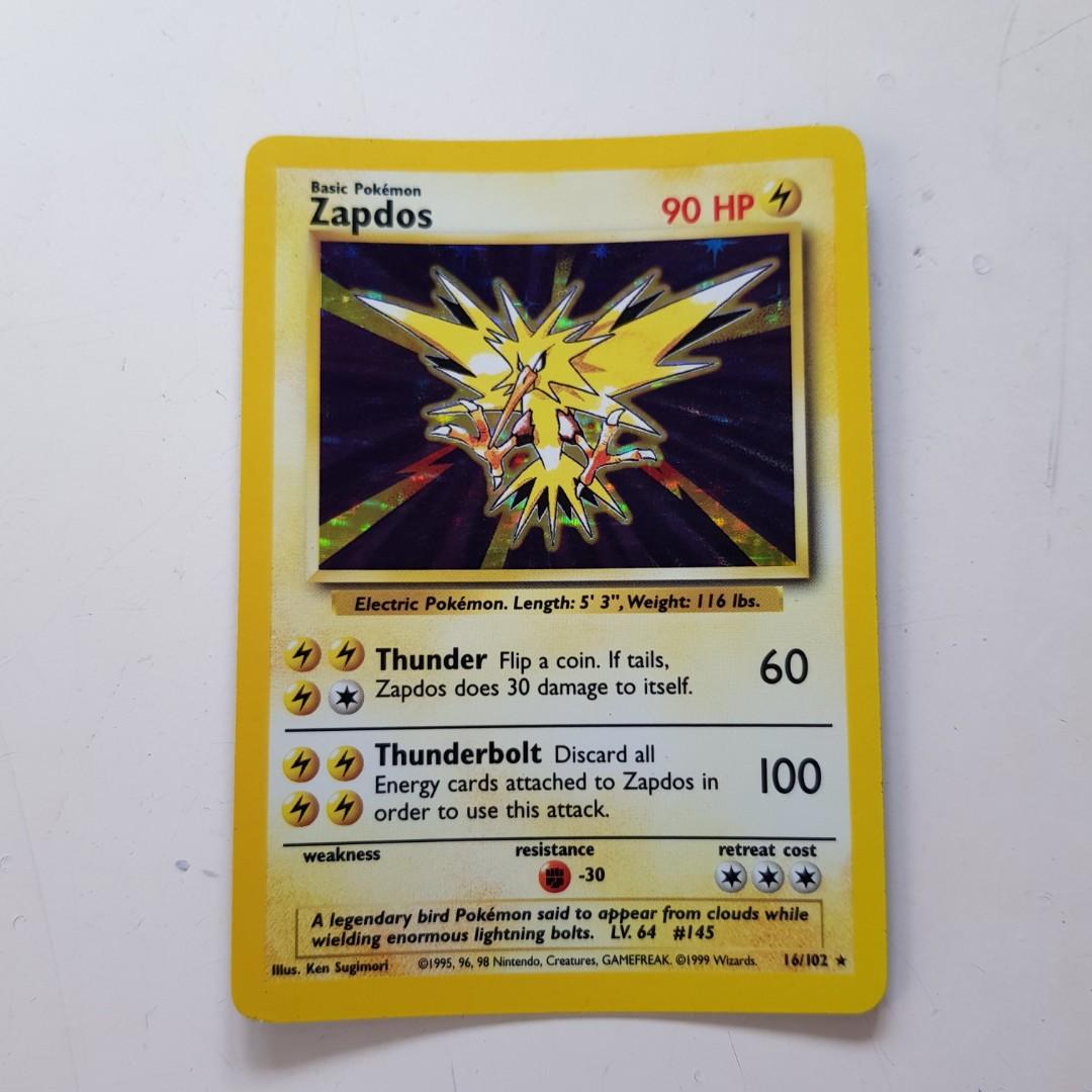 Pokémon - Zapdos - 151, Hobbies & Toys, Toys & Games on Carousell