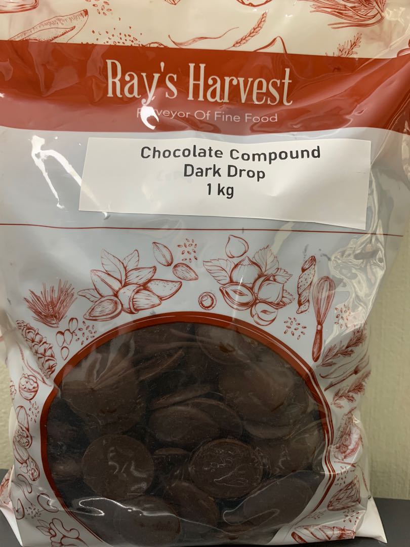 Ray S Harvest Dark Chocolate Compound Coin 1kg Food Drinks Packaged Instant Food On Carousell