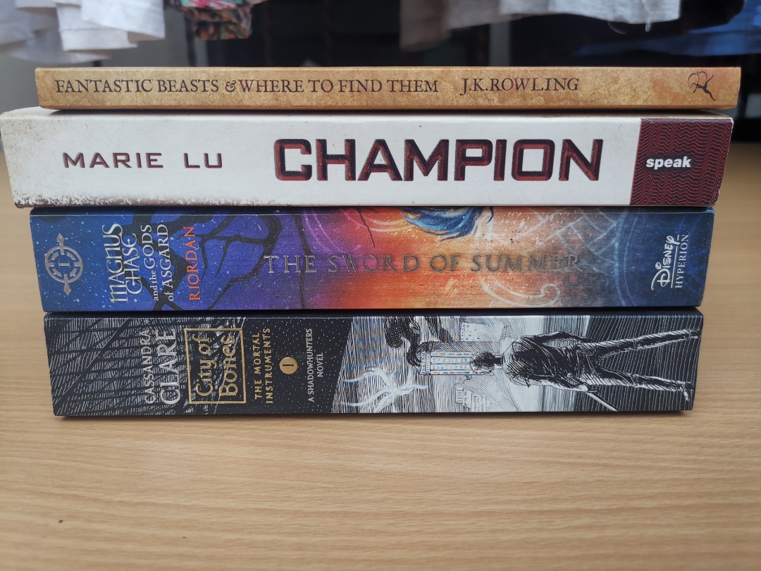 Rick Riordan, J. K. Rowling, and Cassandra Clare Books for sale ...