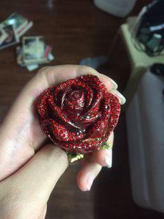 Vintage Rose Ring Box