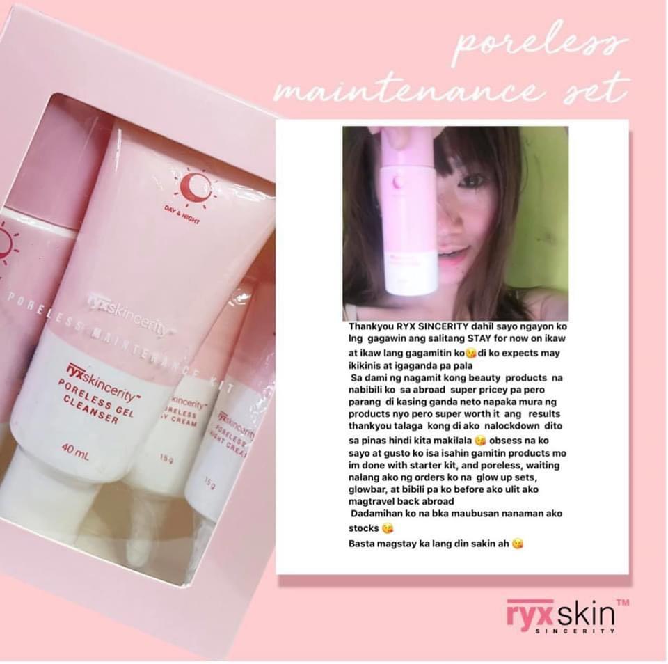 Ryx Skincerity Poreless Maintenance Set (Category: Face Care) located in Mandaluyong City. Submitted by charlaloooo (Listing ID 1018903695, Image 3). Description: Mini in size, mega in usefulness 💕 Try it to see what we mean. #RyxSkincerity #PorelessMaintenanceKit ✨ #RyxSkincerityMandaluyong #RYX.