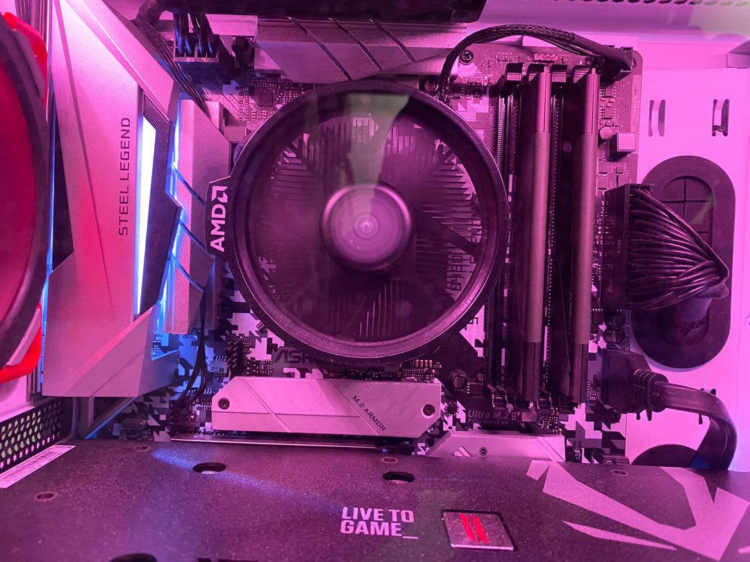 Asrock b450 steel 2024 legend ryzen 3600