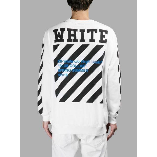 Off white blue best sale collar long sleeve