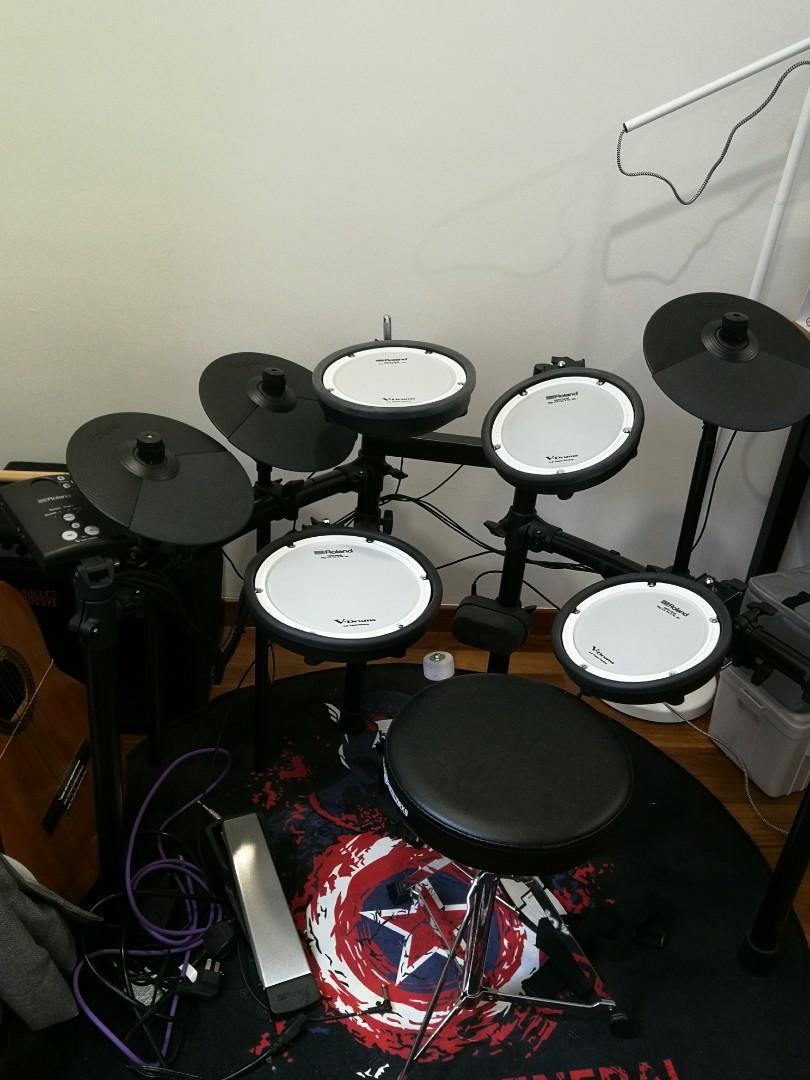 Sale Roland Td 1dmk V Drums Package Electronic Drum Set Music Media Music Instruments On Carousell