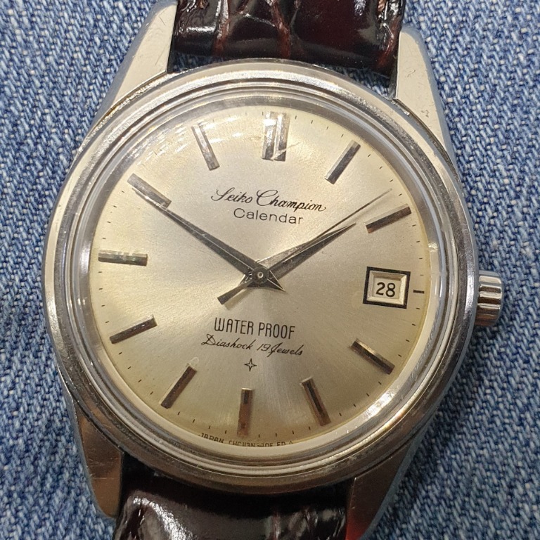 Seiko champion best sale diashock 19 jewels