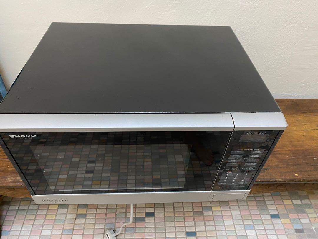 Sharp inverter sensor microwave oven, Home Appliances, Kitchenware on