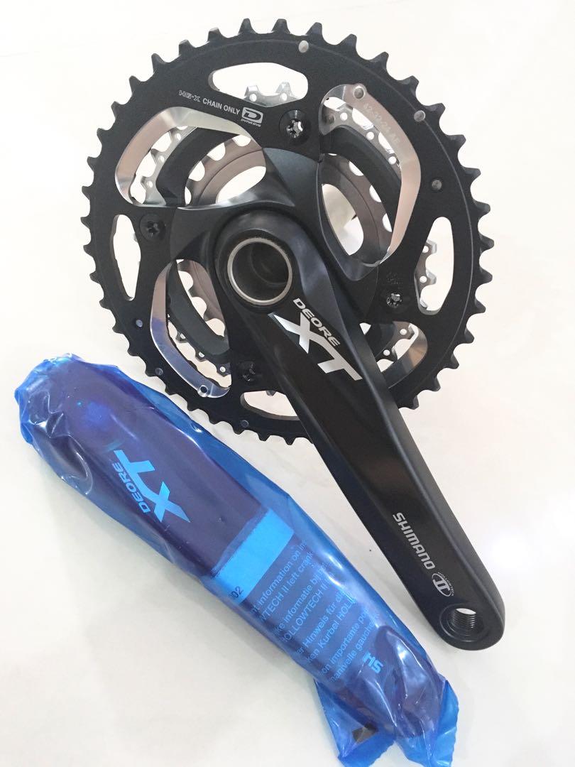 shimano xt triple crankset 10 speed