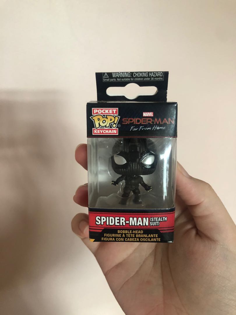 spider man funko pop keychain