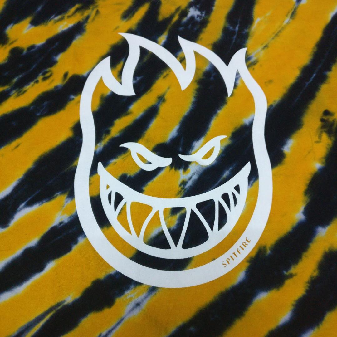 Spitfire Skateboarding Tie Dye Tiger Tshirt Men S Fashion Clothes Tops On Carousell