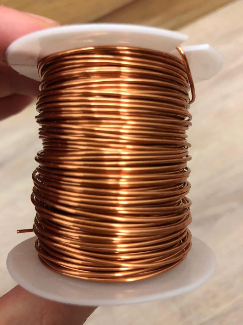 SPOOL COPPER WIRE 1.0mm, 18GA, 25m, 85ft ENAMELLED COPPER
