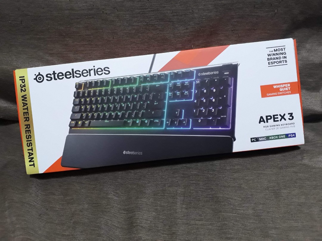 STEELSERIES APEX 3 RGB GAMING KEYBOARD Computers Tech Parts
