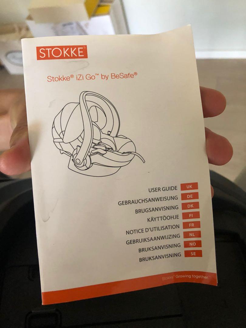 Stokke iZi go car seat + Isofix base, 兒童＆孕婦用品, 外出用品, 外出用品 安全座椅