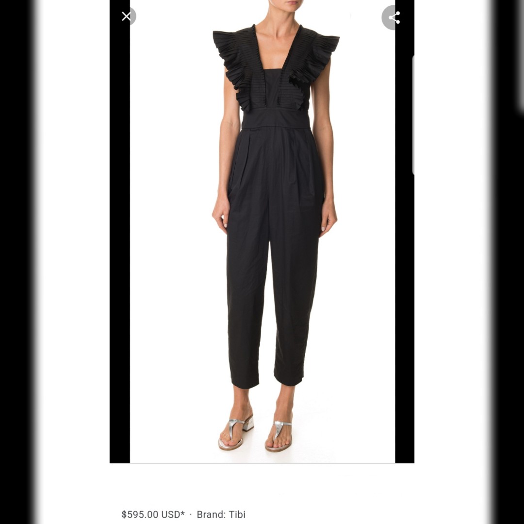 Tibi Black Jumpsuit