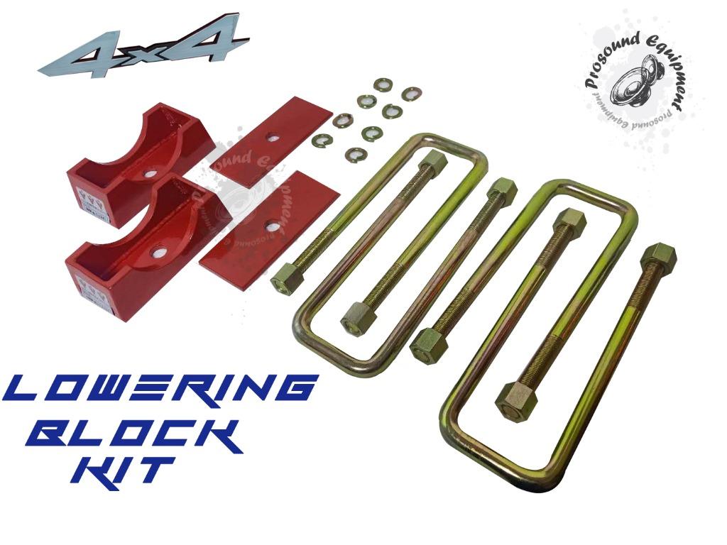 TOYOTA HILUX REVO LOWERING BLOCK KIT ADAPTER C/W UBOLT, Auto Accessories on Carousell