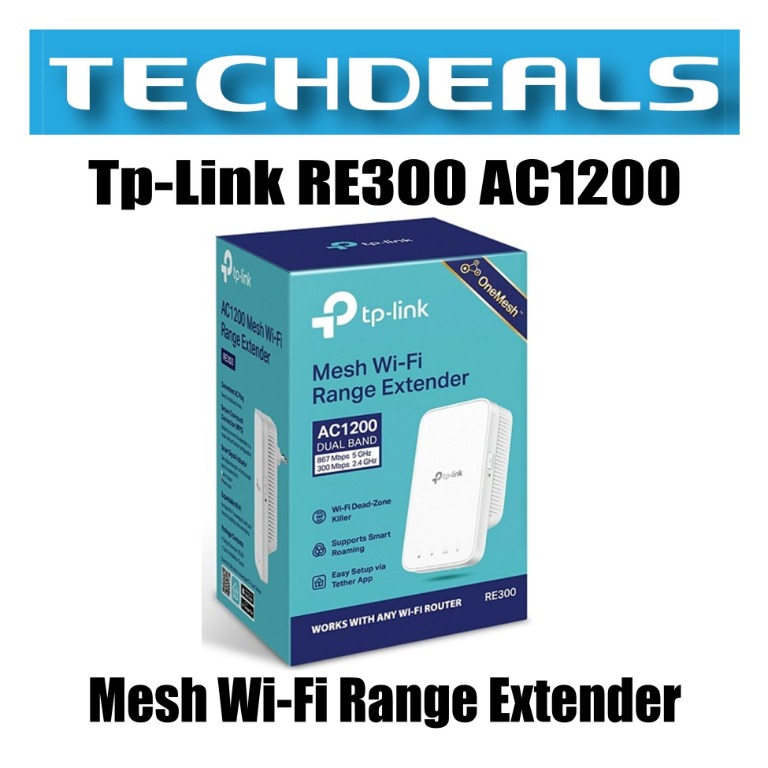 Tp Link Re300 Ac1200 Mesh Wi Fi Range Extender Electronics Computer Parts Accessories On Carousell
