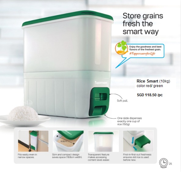 Tupperware Brand - Rice bucket, Everything Else on Carousell