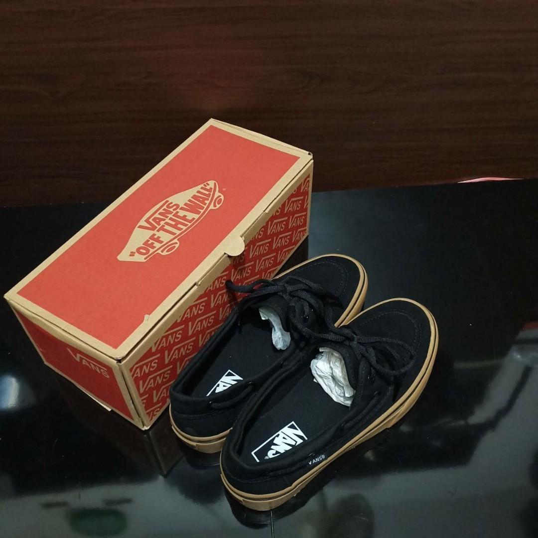 vans zapato black gum