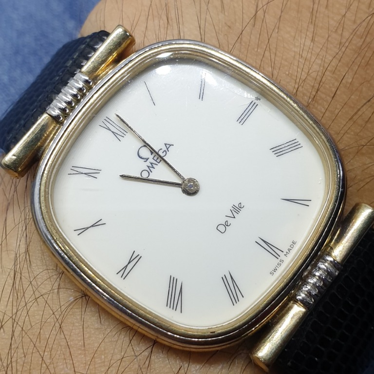 Vintage Omega De Ville 1365 Quartz Wristwatch, Women's Fashion, Watches \u0026  Accessories, Watches on Carousell