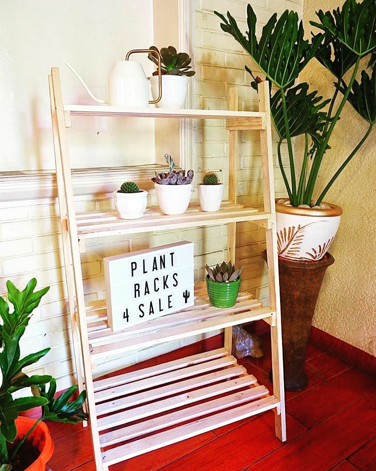 Wooden Plant Rack for sale, Furniture & Home Living, Gardening, Soil