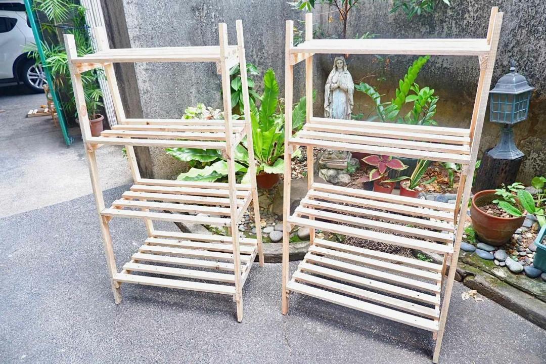 Wooden Plant Rack for sale, Furniture & Home Living, Gardening, Soil
