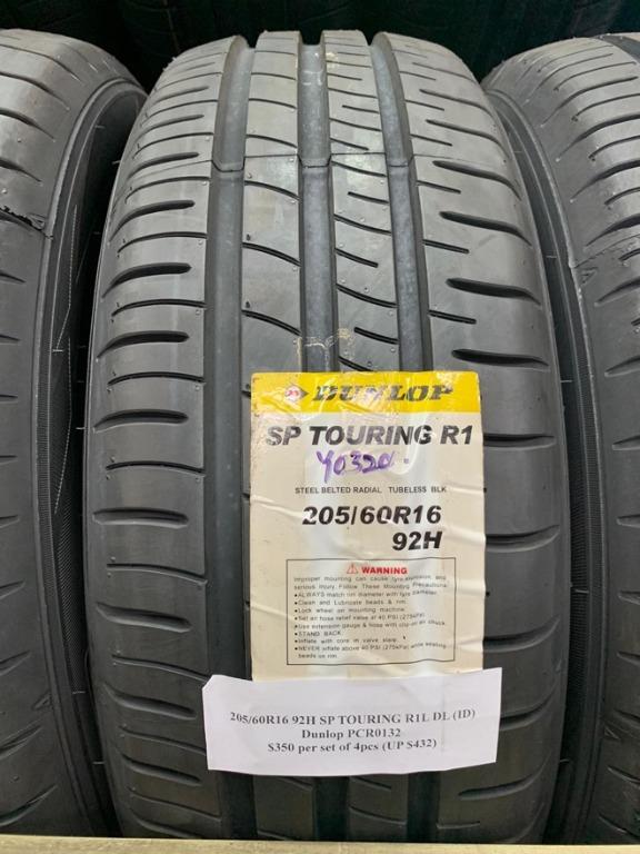 4pcs 195 65r15 Dunlop Sp Touring R1l Tyre On Carousell