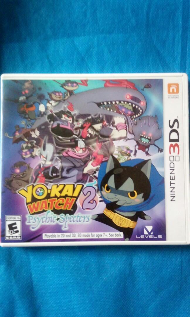3ds Yokai Watch 2 Psychic Specters Video Gaming Video Games On
