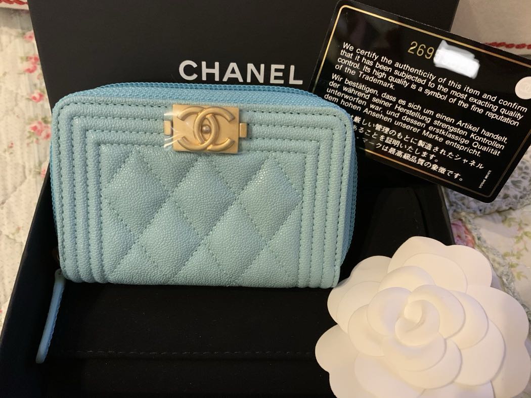 Chanel zipped Coin Purse