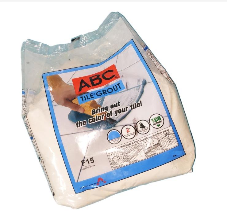 ABC TILE GROUT F15 WHITE 1 KILO, Commercial & Industrial, Construction