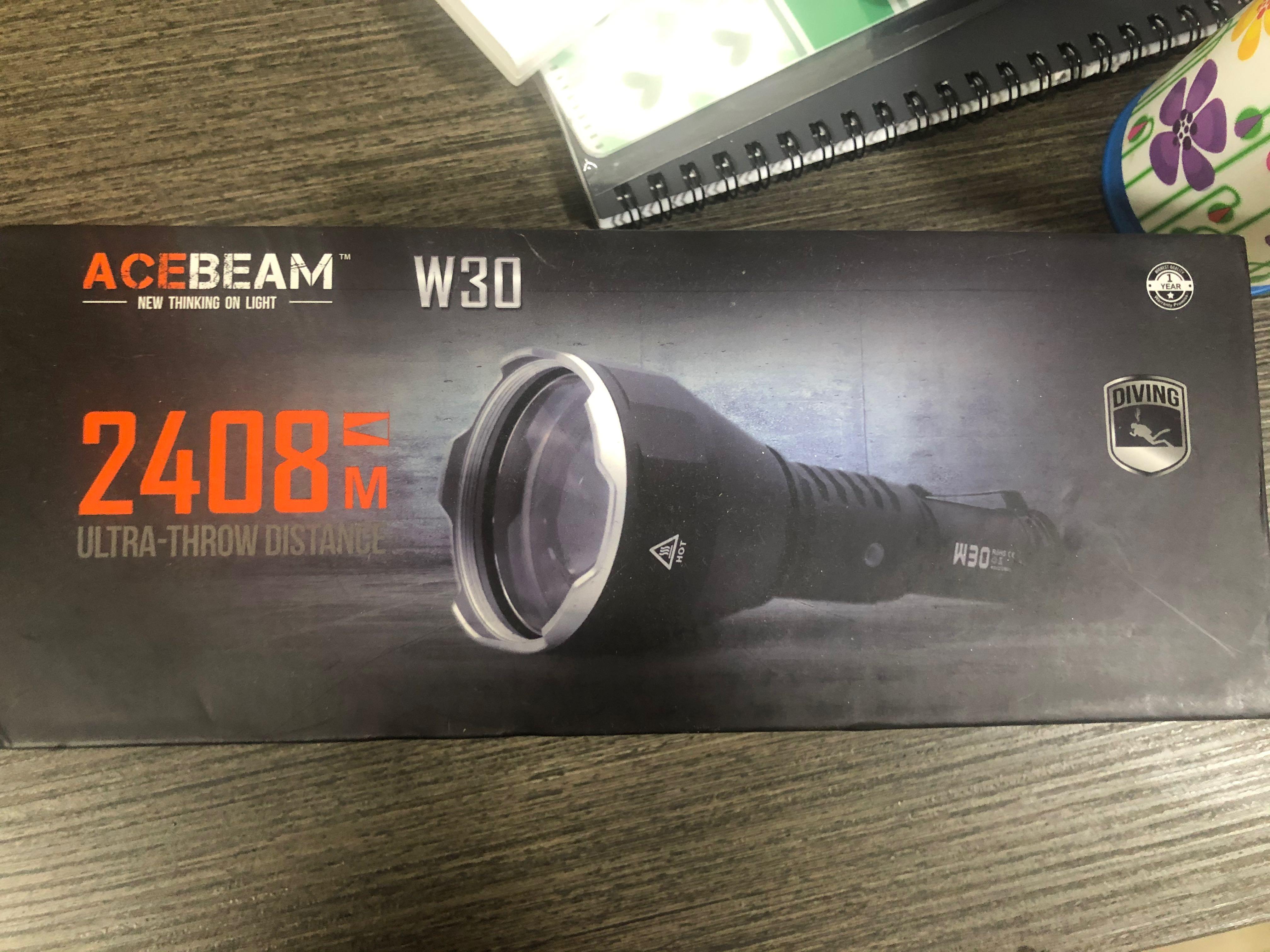 Acebeam w30電筒6500k, 其他, 其他- Carousell