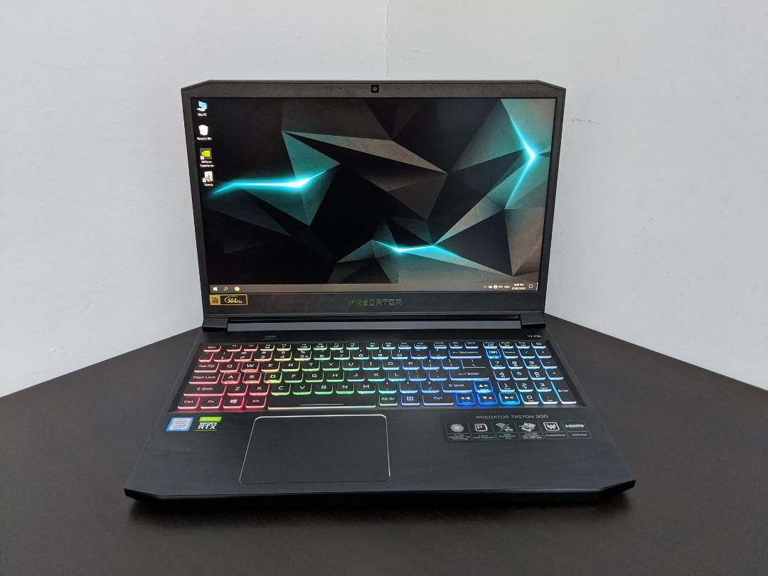 Acer Predator Triton 300 Rtx 2060 Ram 12gb Ssd 512gb 9th Gen Rgb Gaming Laptop Electronics Computers Laptops On Carousell