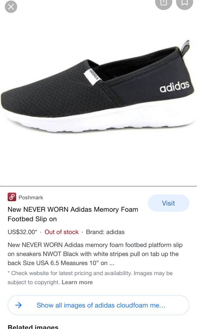 memory foam footbed adidas