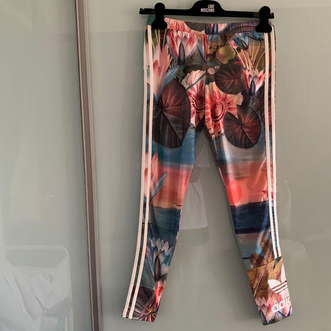 Adidas Originals X Farm Curso D Agua Leggings Women S Fashion Clothes Pants Jeans Shorts On Carousell