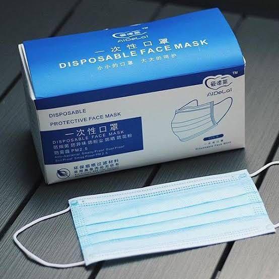 Aidelai Disposable Face Mask Health Beauty Skin Bath Body On Carousell