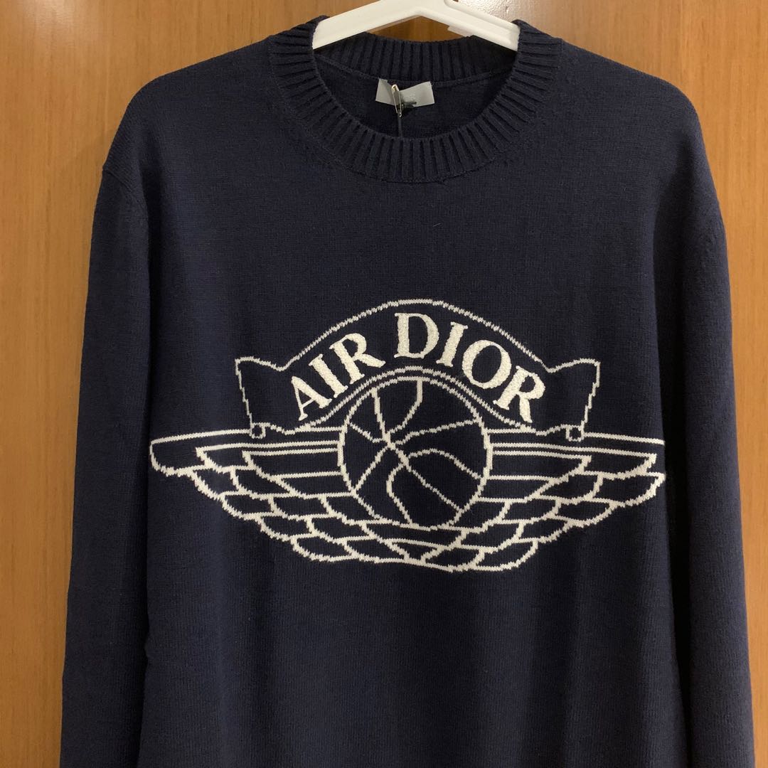 Air Dior Knit Sweater, Men's Fashion 