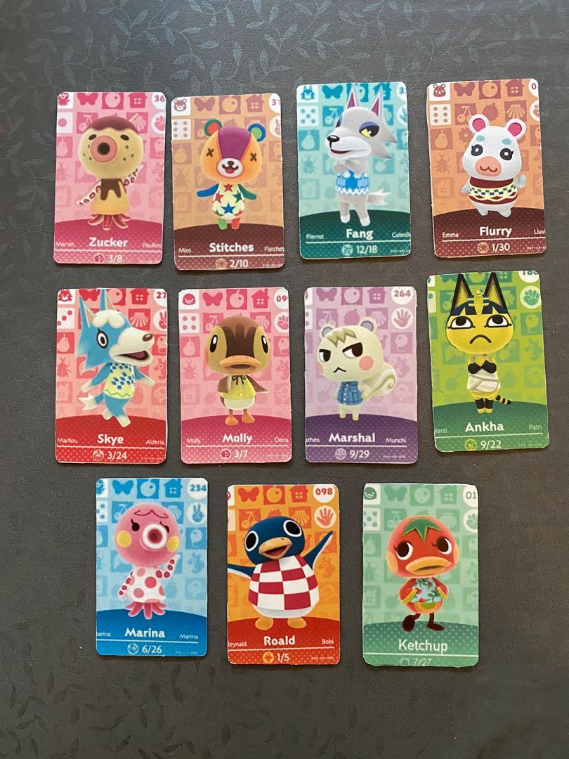 Animal Crossing Amiibo Cards, Video Gaming, Gaming Accessories, Interactive  Gaming Figures on Carousell