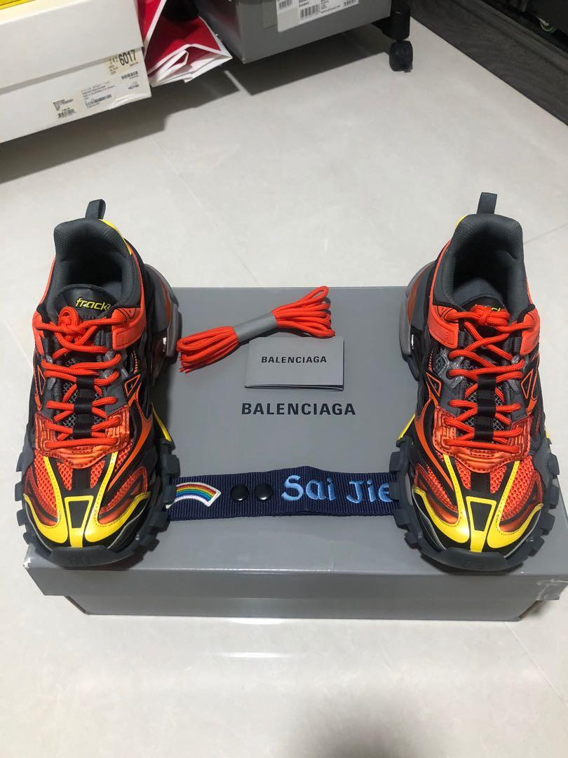 balenciaga track 2 orange