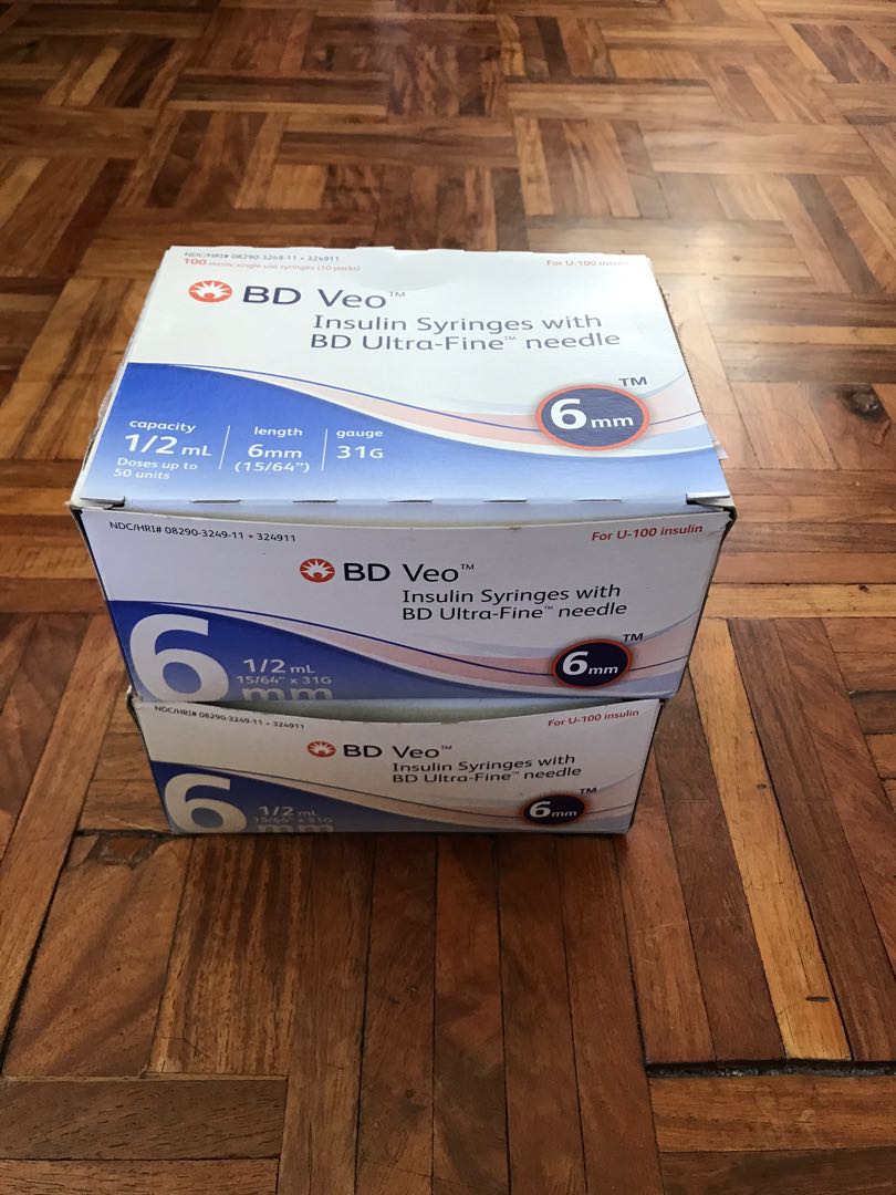 BD Veo insulin syringe, Beauty & Personal Care, Sanitary Hygiene on