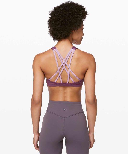 Lululemon energy bra high neck long line size 10 jubilee sz 8, Women's  Fashion, Activewear on Carousell