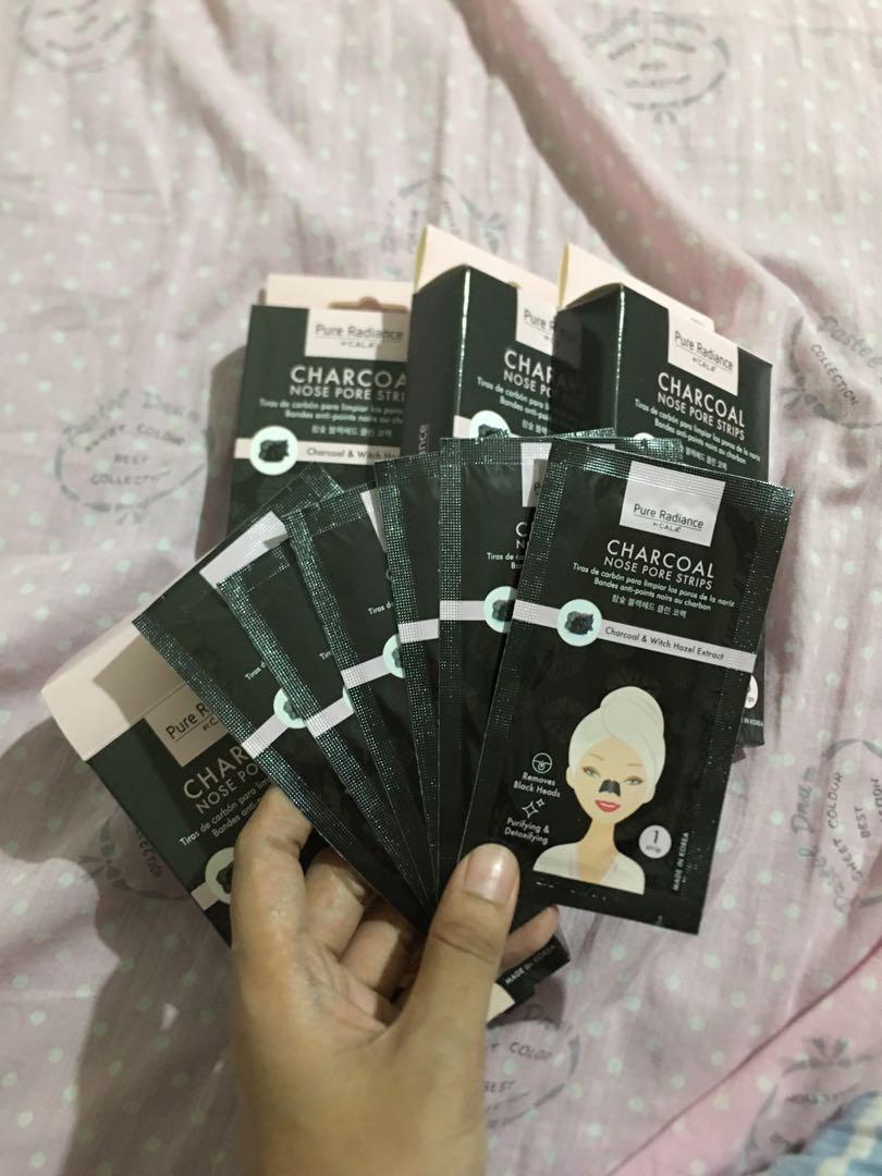 Cala Pure Radiance Charcoal Nose Pore Strips 6 pcs, Beauty & Personal
