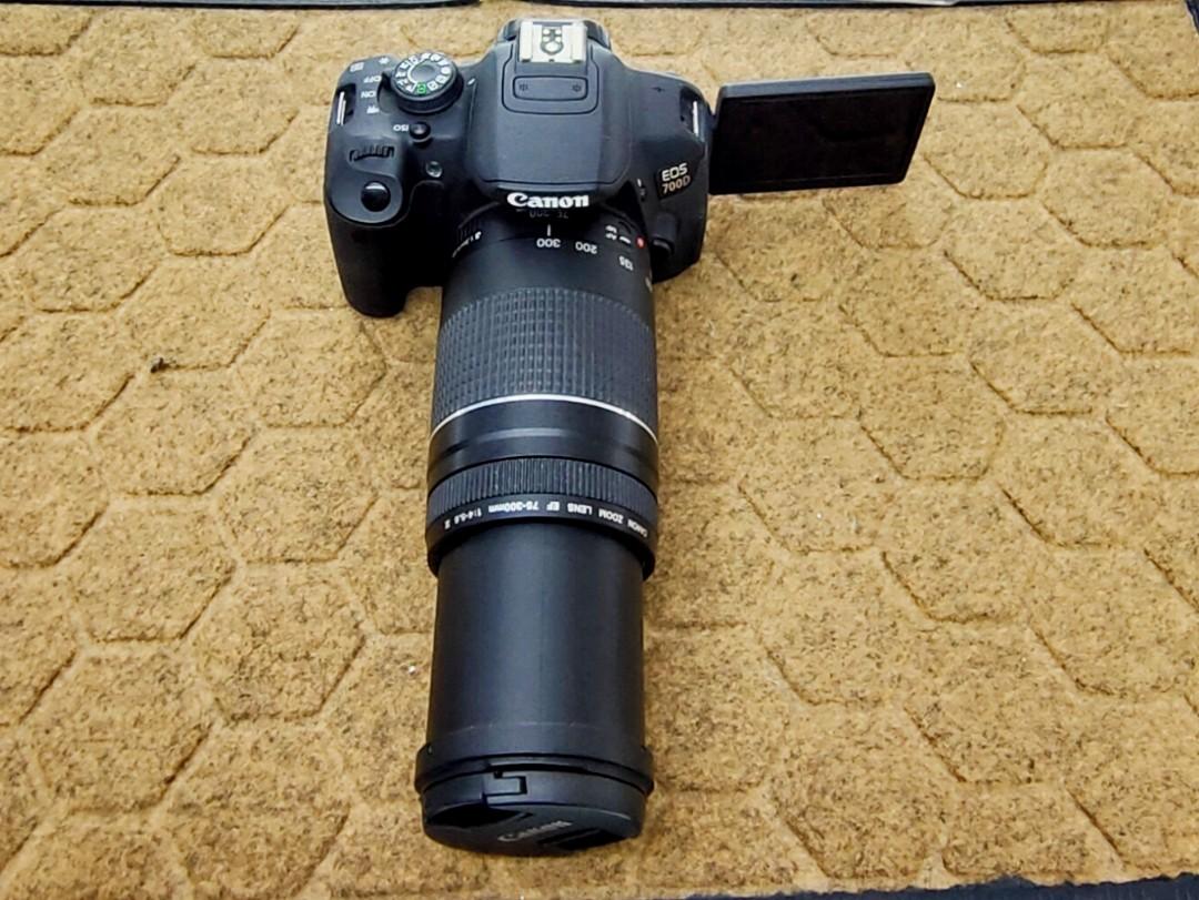 Canon 700d With 75 300 Zoom Lens Photography Lens Kits On Carousell