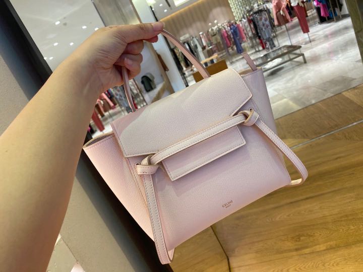 Celine belt bag pink online