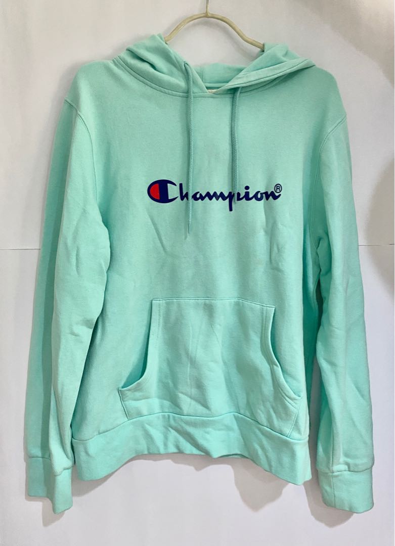 teal hoodie